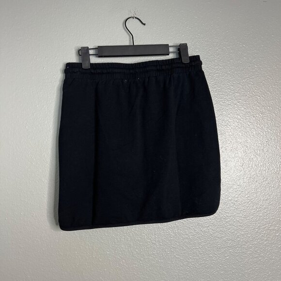 NWT Calme by Johnny Was Terry Commuter Short Skirt Athletic Black Pockets XS - Picture 5 of 8